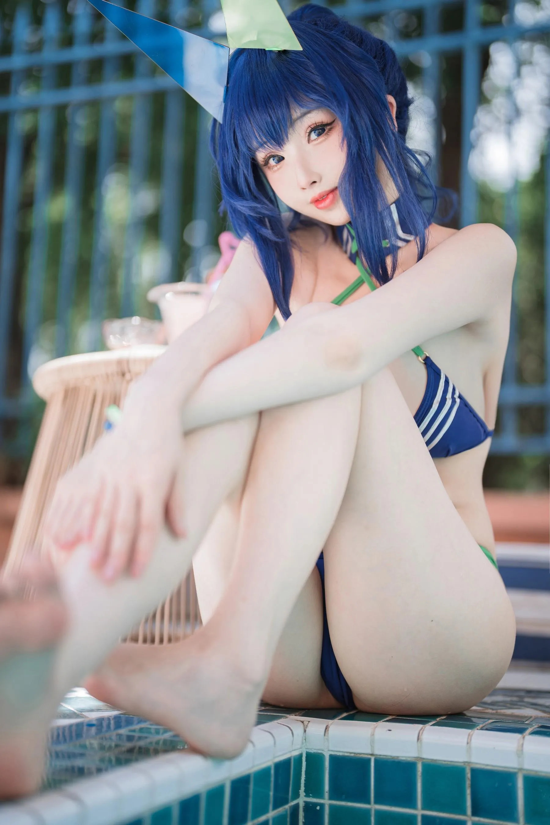 rioko凉凉子 – NO.119 碧蓝航线 花园 [31P]插图5